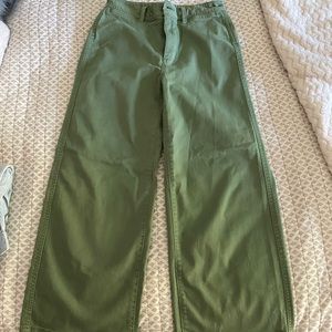 Gap High-rise wide leg crop pants